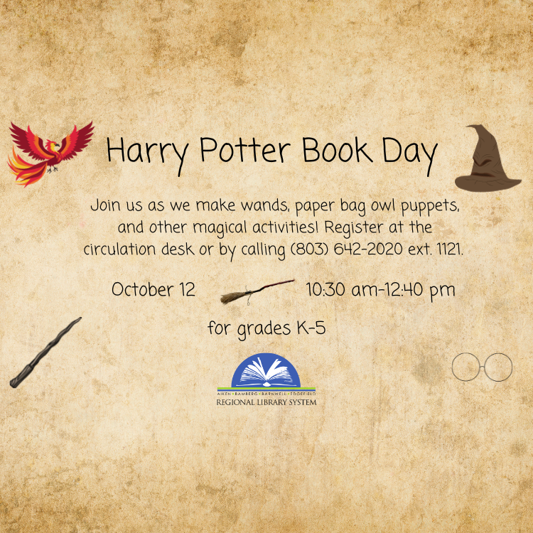 Harry Potter Book Day ABBE Regional Library System