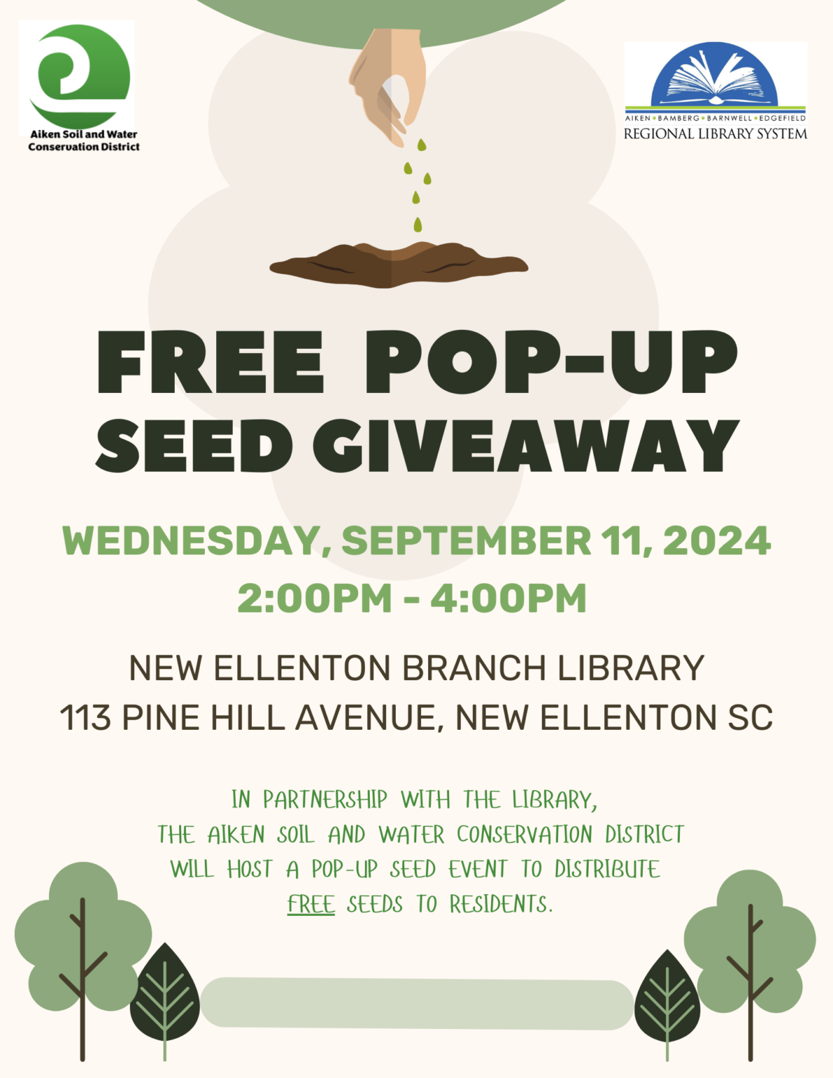 Pop-Up Seed Giveaway – ABBE Regional Library System